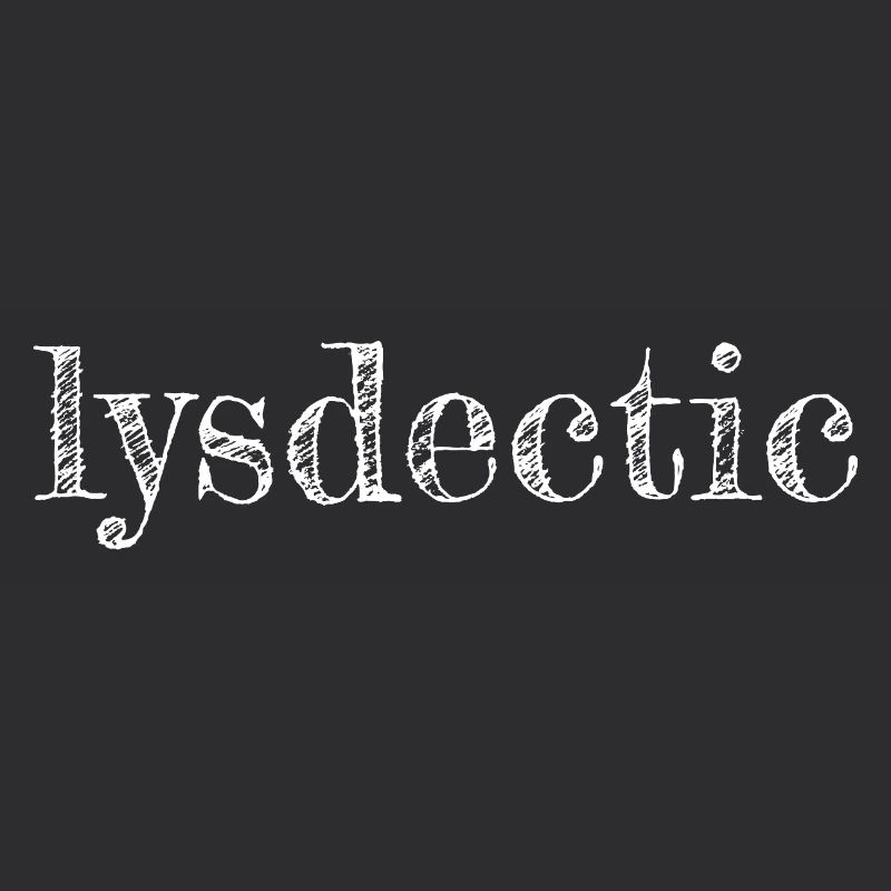 Typographie du Grunge lysdécique