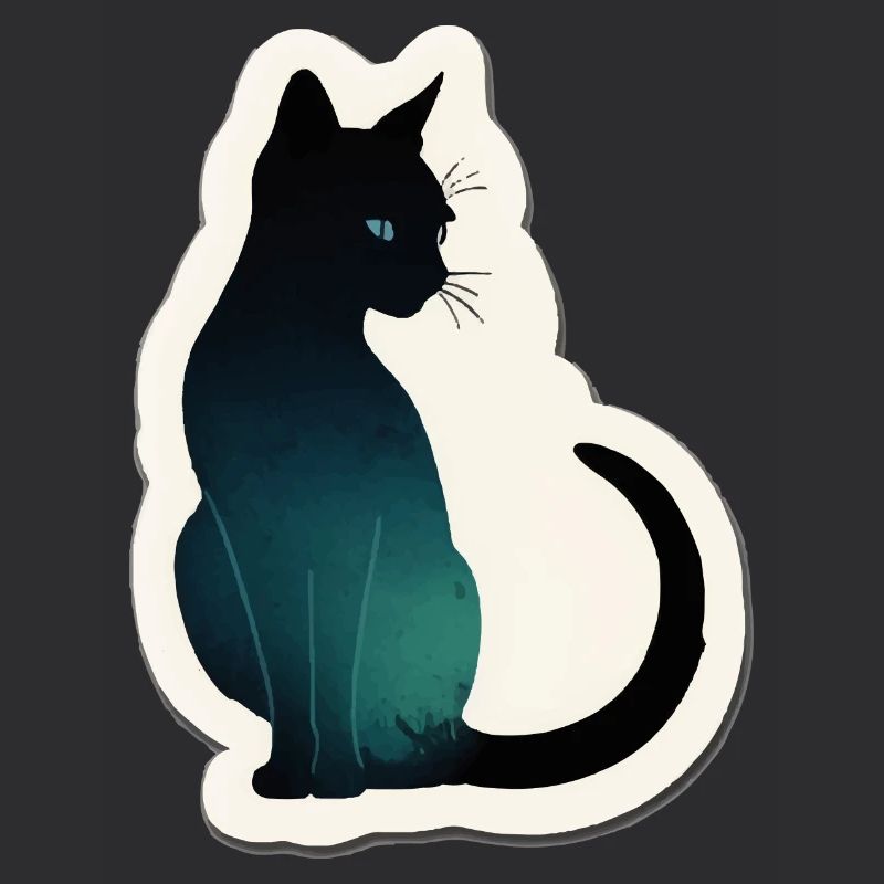 Silhouette de chat