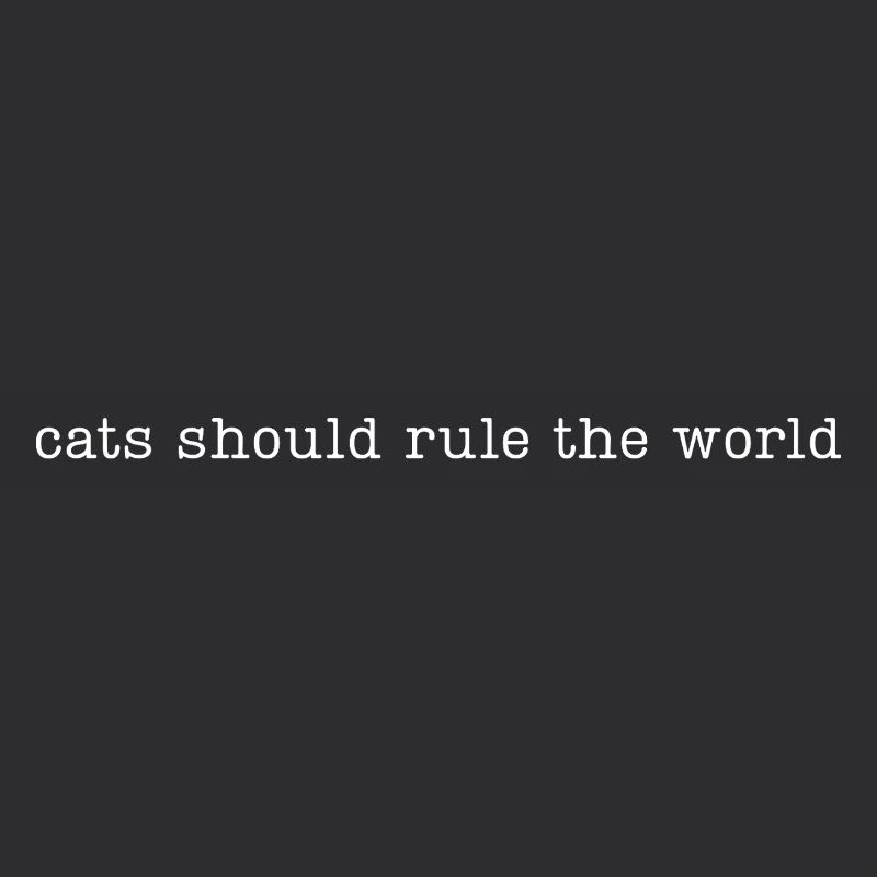 Les chats devraient dominer le monde