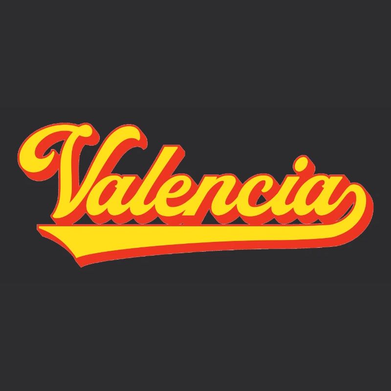 Valencia Script Logo