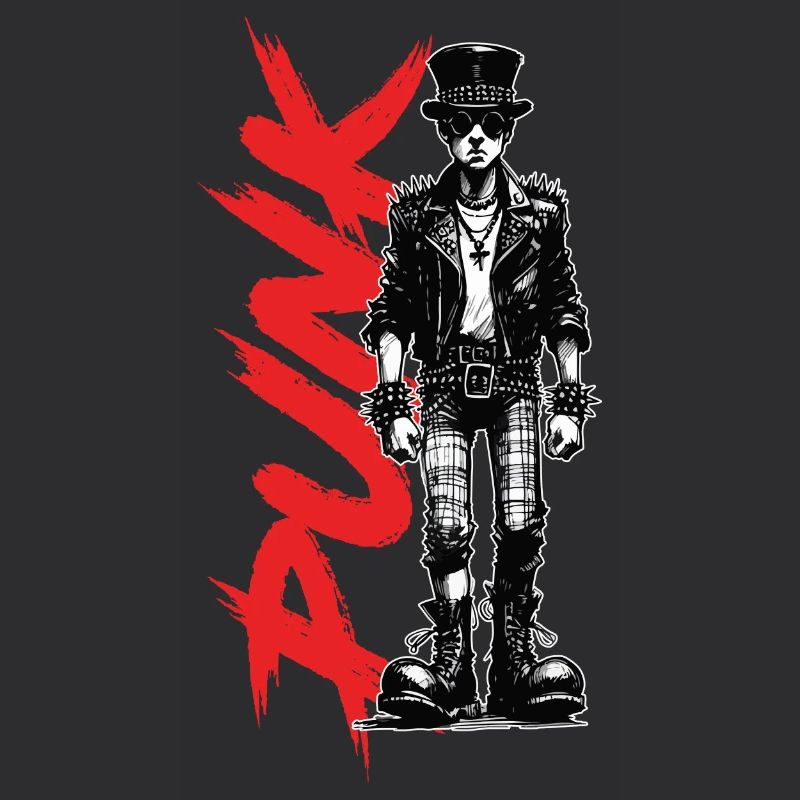 Des punks avec un chapeau