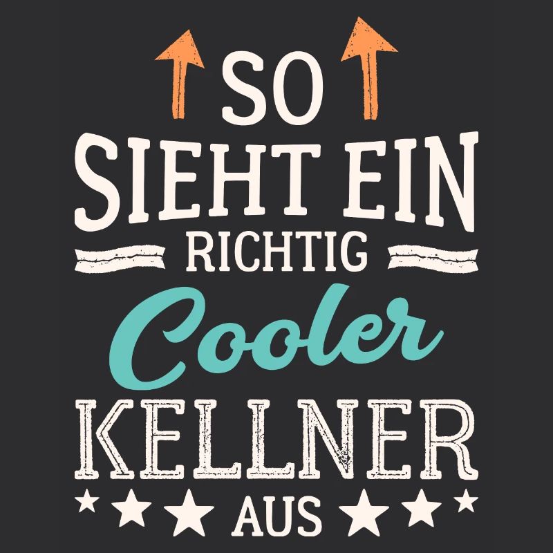 So sieht ein richtig cooler Kellner aus Bedienung