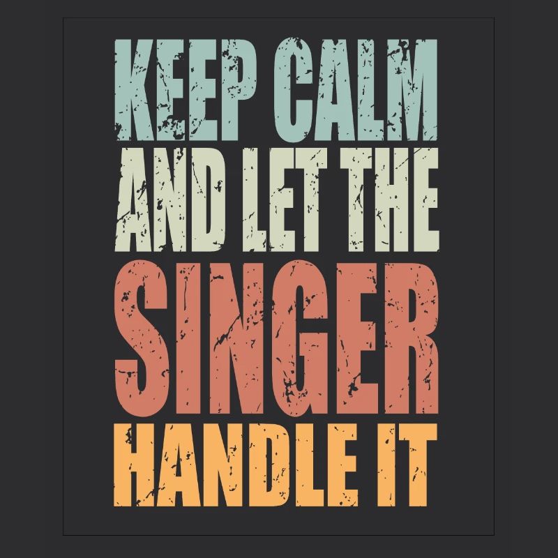 Keep Calm Sänger Spruch Sänger Geschenk