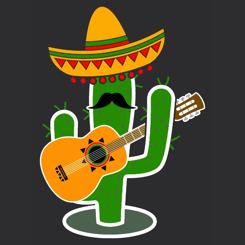 Cactus Sombrero Guitar