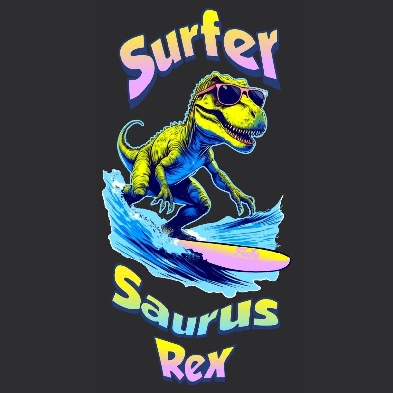 T-Rex en vacances 🏄