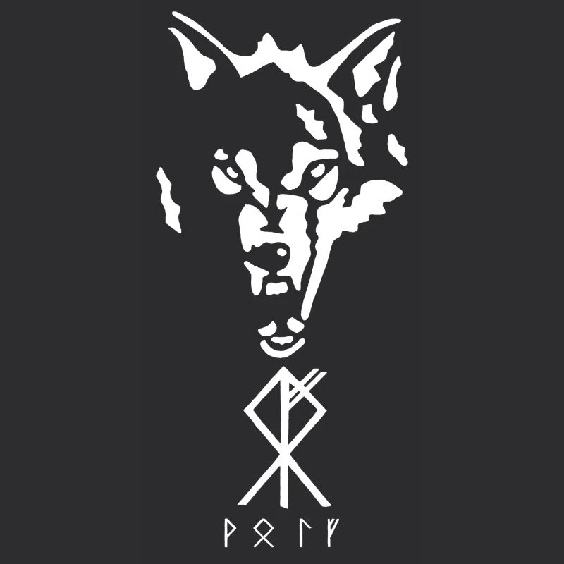 Wikinger-Rune des Wolfes