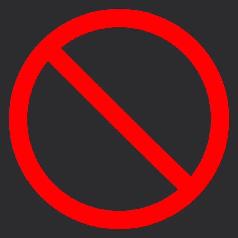 panneau d'interdiction