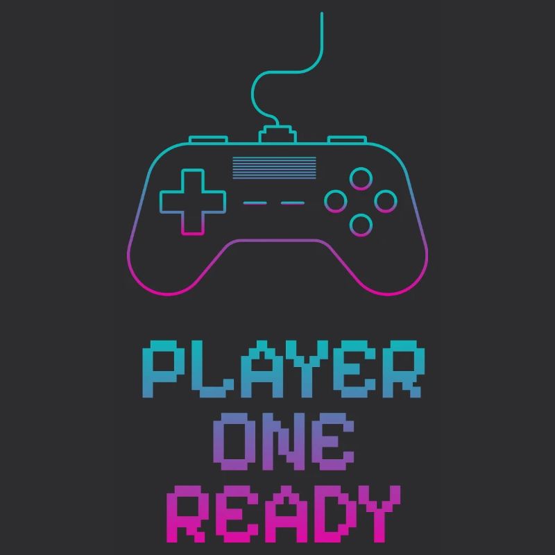 Neon Gaming Controller Design