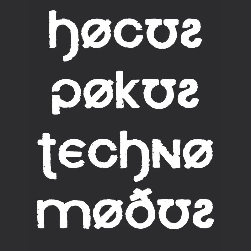 Hocus Pocus Techno Mode Font