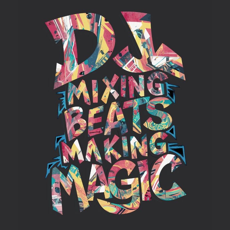 DJ Mixing Beats Making Magic