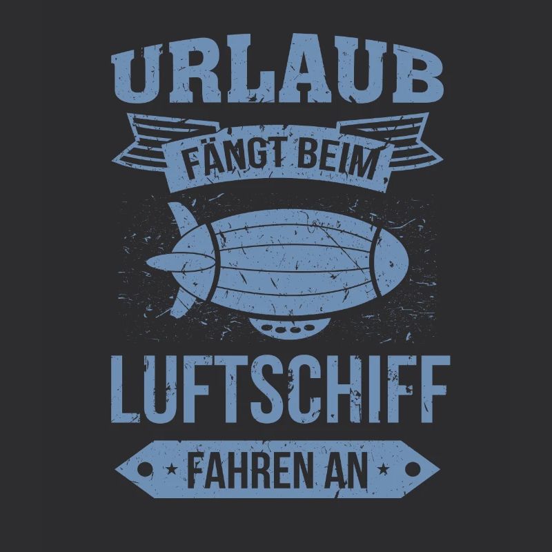Luftschiff Urlaub fängt an