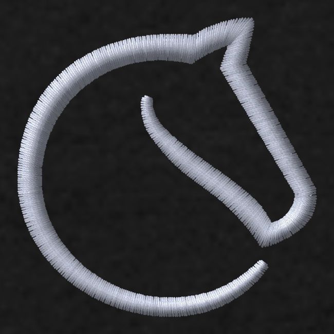 embroidered lichess logo