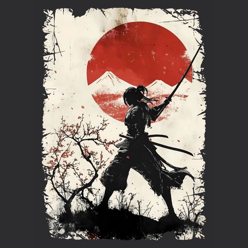 Japan vintage samurai