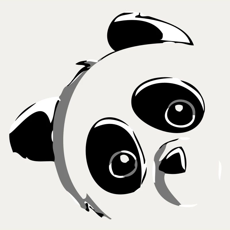 Panda Kopf