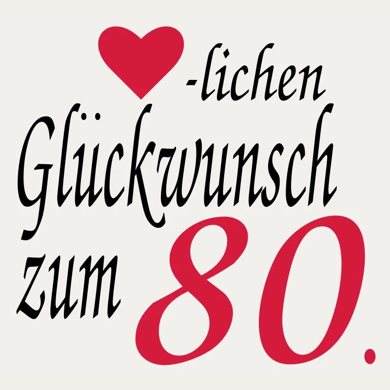 80 Geburtstag
