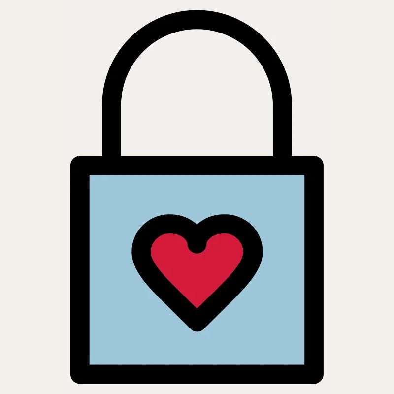 Cadenas, serrure d'amour