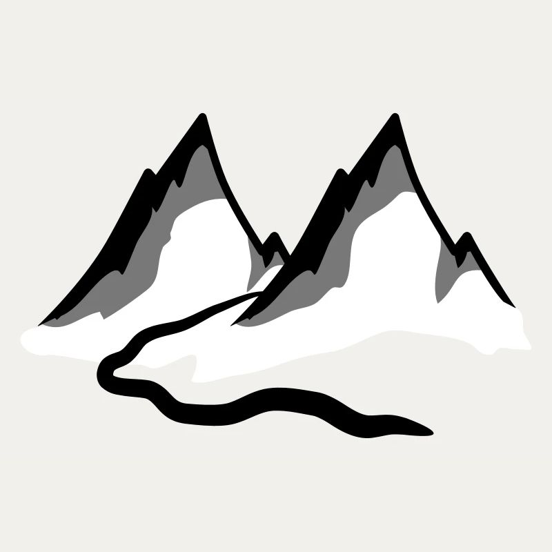 Schöne Berge Wanderweg