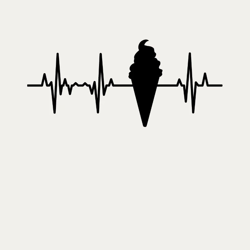 Palpitations cardiaques de crème glacée