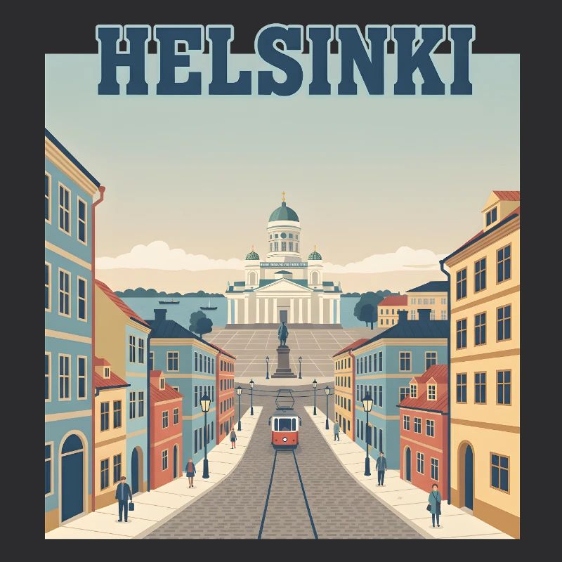 Tramway d’Helsinki vers la place du Sénat