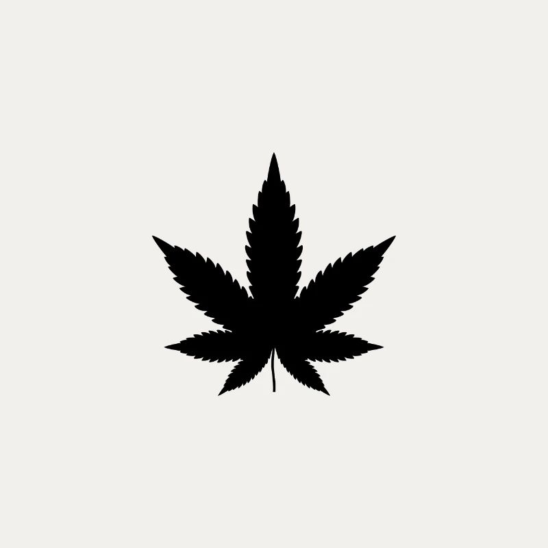Canabis leaf, hemp leaf, marijuana