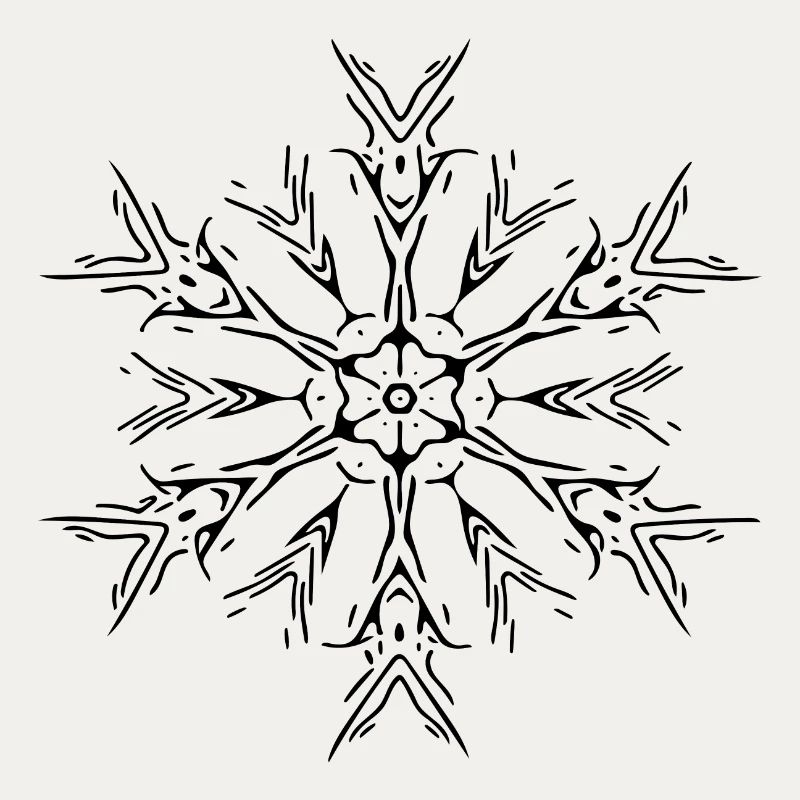 Mandala Lines Abstract Shape Pattern