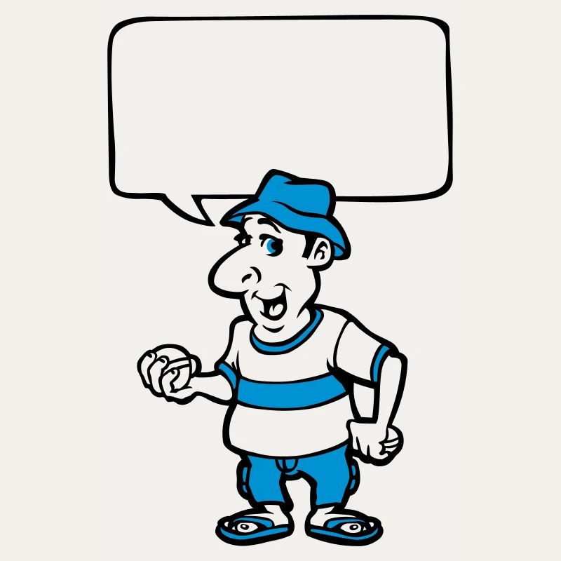 Pétanque et bulle de BD