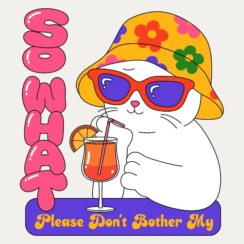Chat en vacances