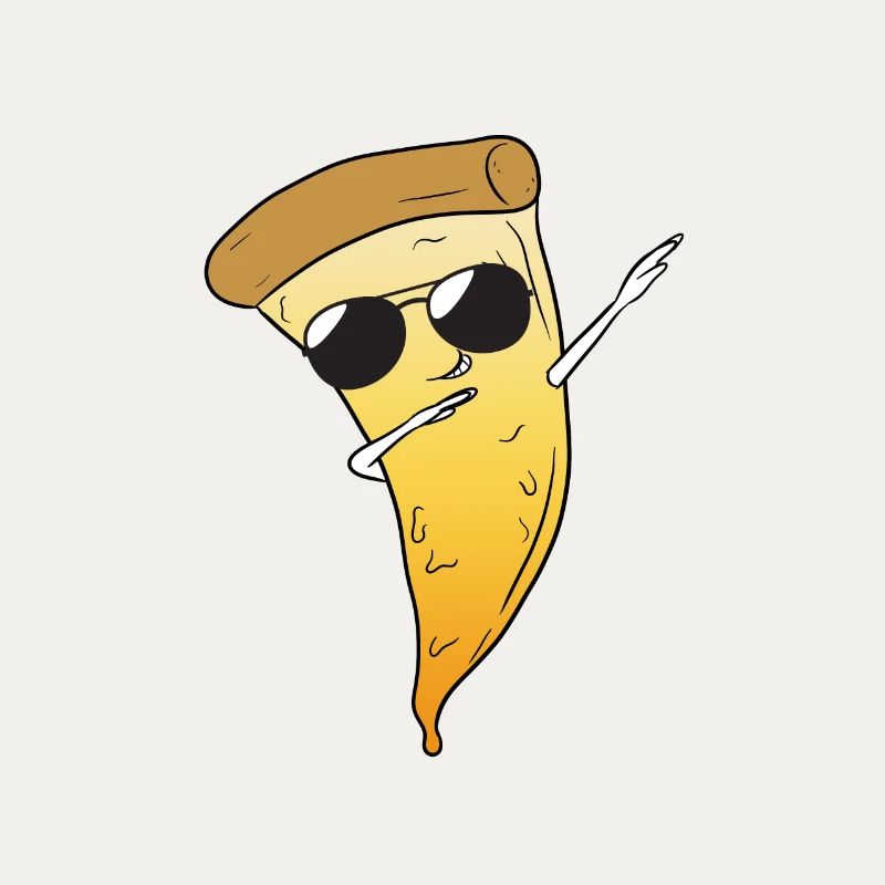Dab pizza