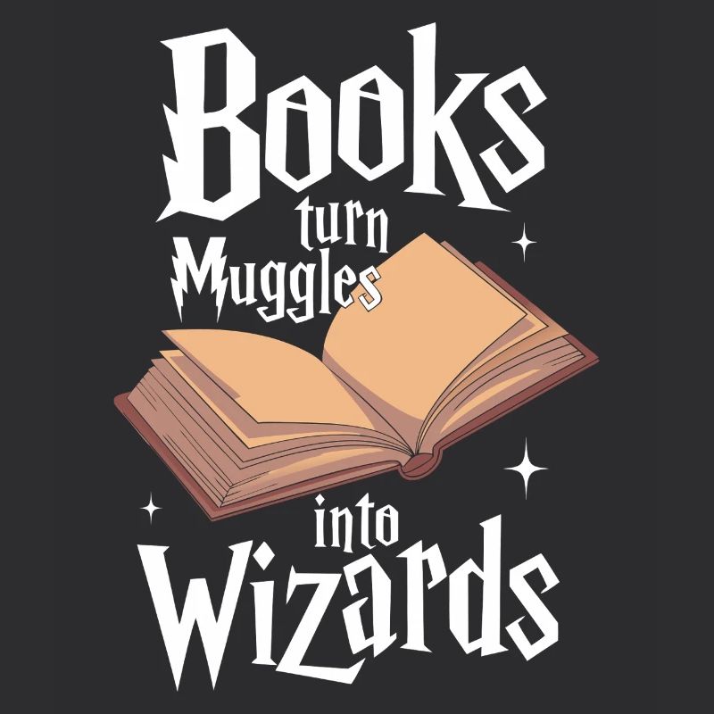 Bücher machen aus Muggeln Wizards Library Reader