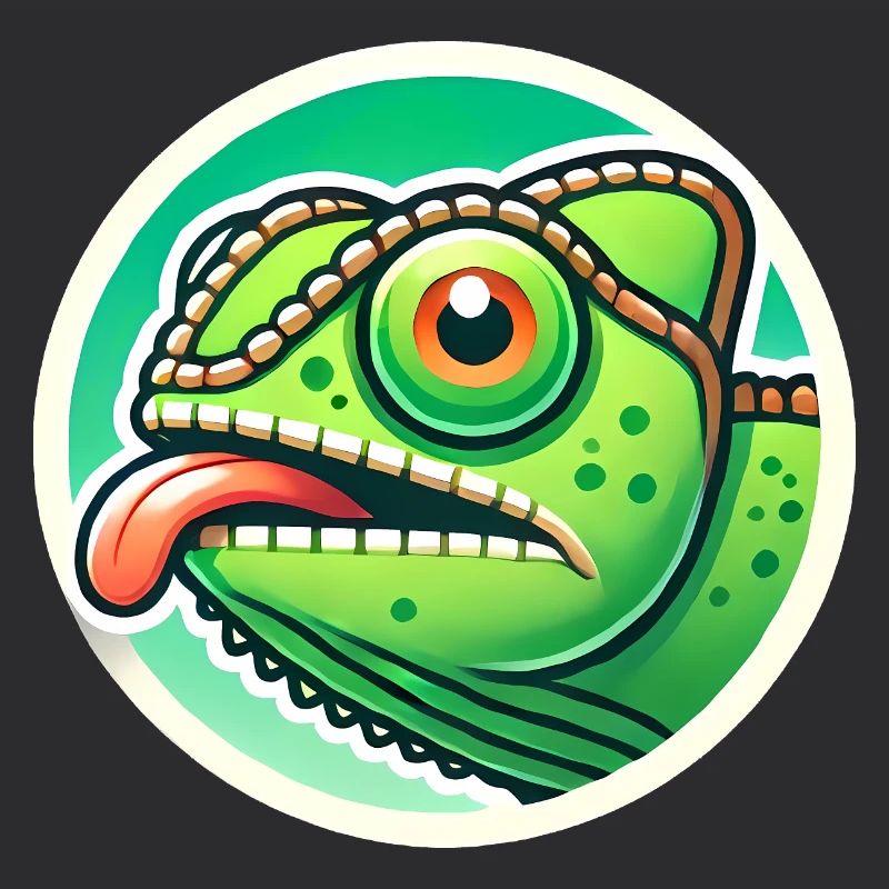 Conception originale de l’insigne de puissance caméléon