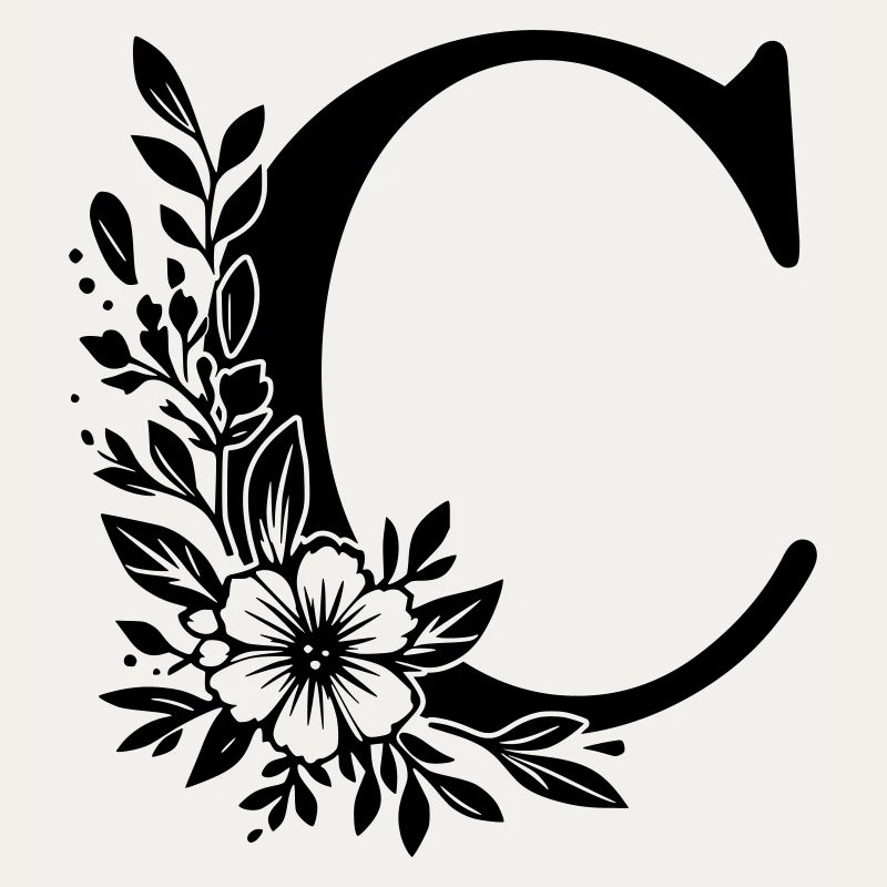 Lettre C Fleur