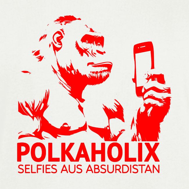 Selfies d’Absurdistan - motif rouge/rouge
