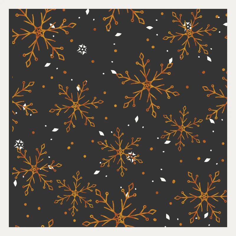 Ice crystal pattern