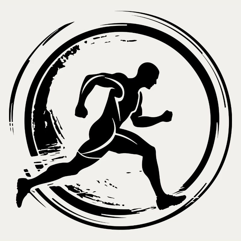 Running Jogging Marathon Silhouette
