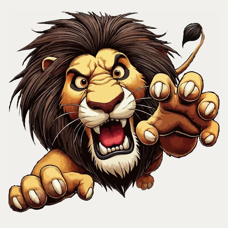 Leo attacks