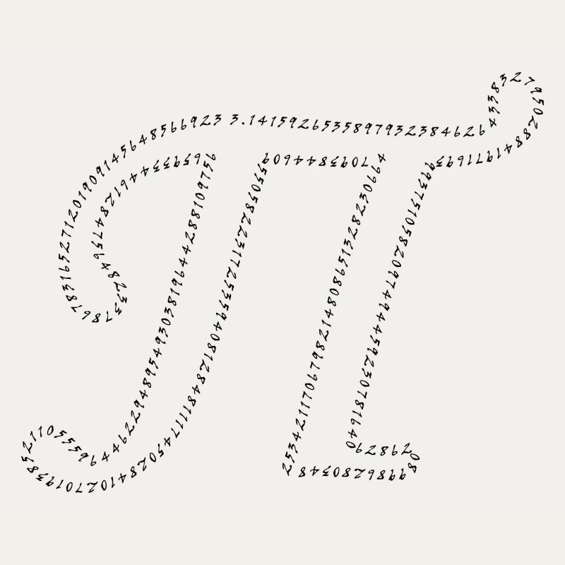 PI Symbol Black Text