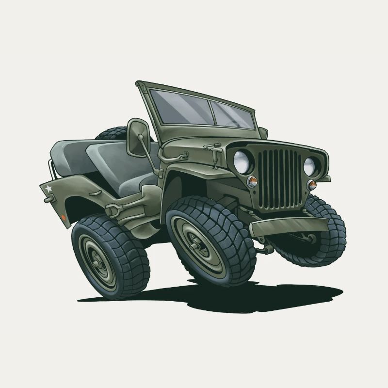 Willys MB Offroader 4x4 Millityr Oldtimer Us Army