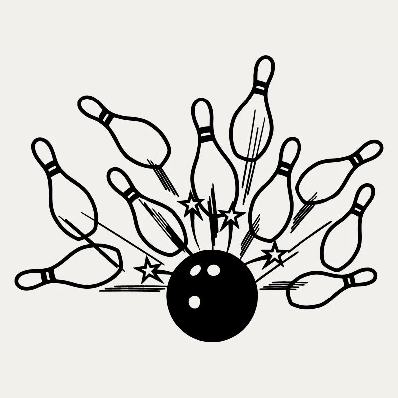 Frappe de bowling