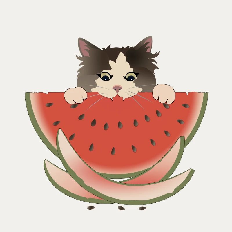 Délice de pastèque Chat
