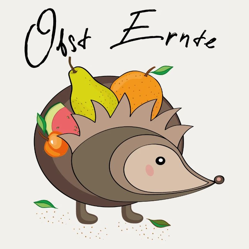 Obst Ernte Igel