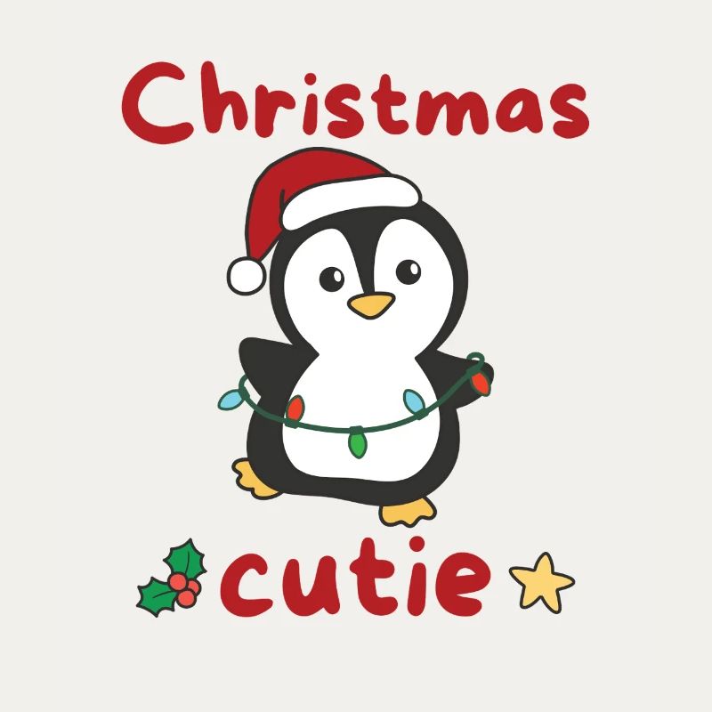 Pingouin de Noël Pingouins Mignon de Noël