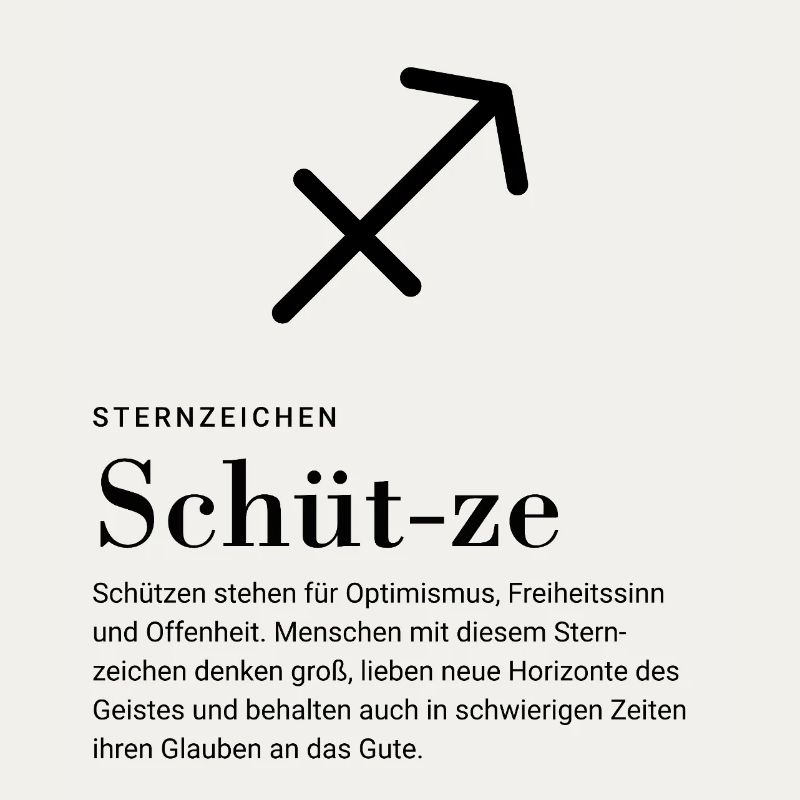 Sternzeichen Schütze