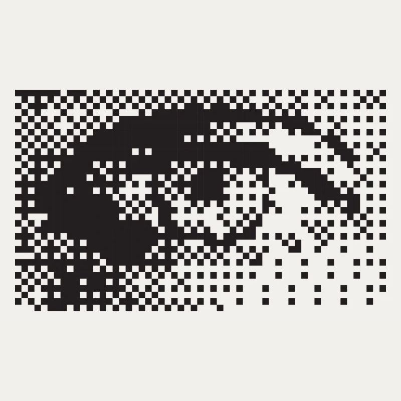 Mitternachts-Pixel-Augenmuster