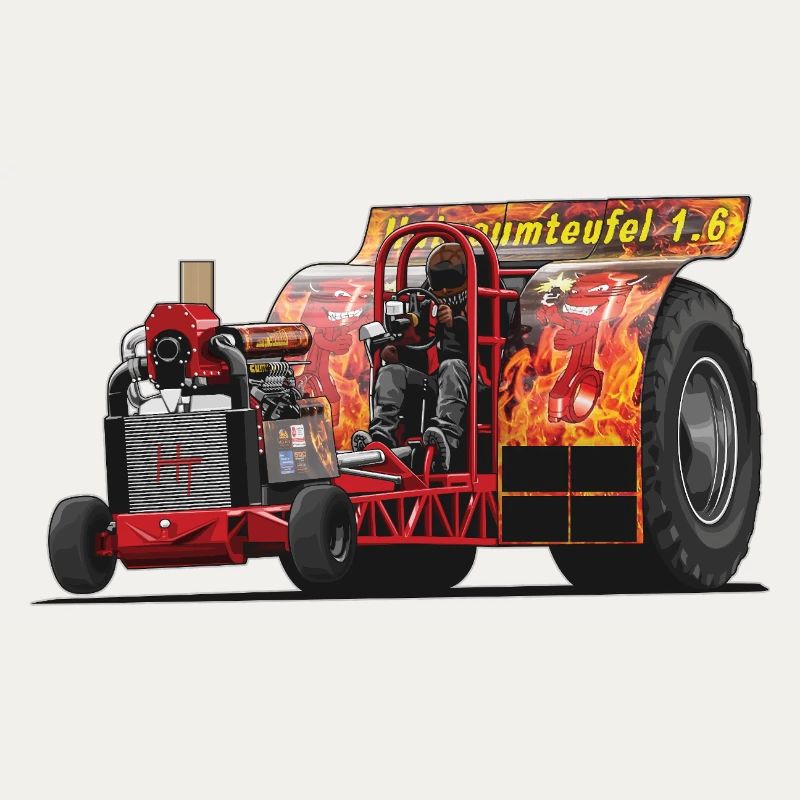 Tractor Pulling // Illustration