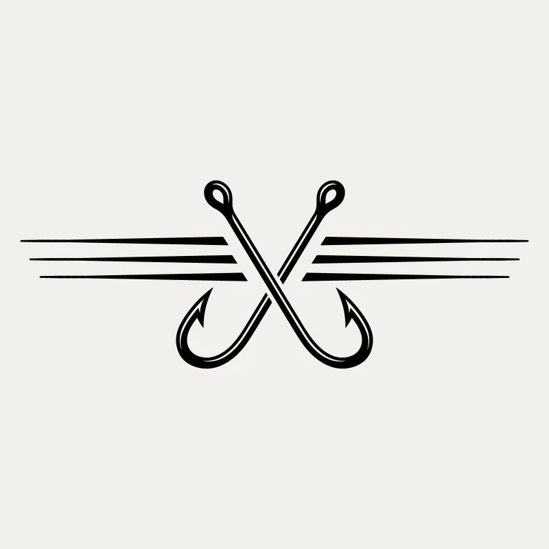 Fish hook icon