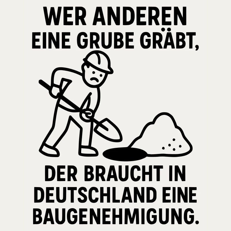 Digging a pit