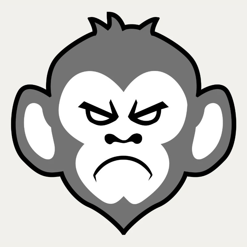 Grumpy Monkey