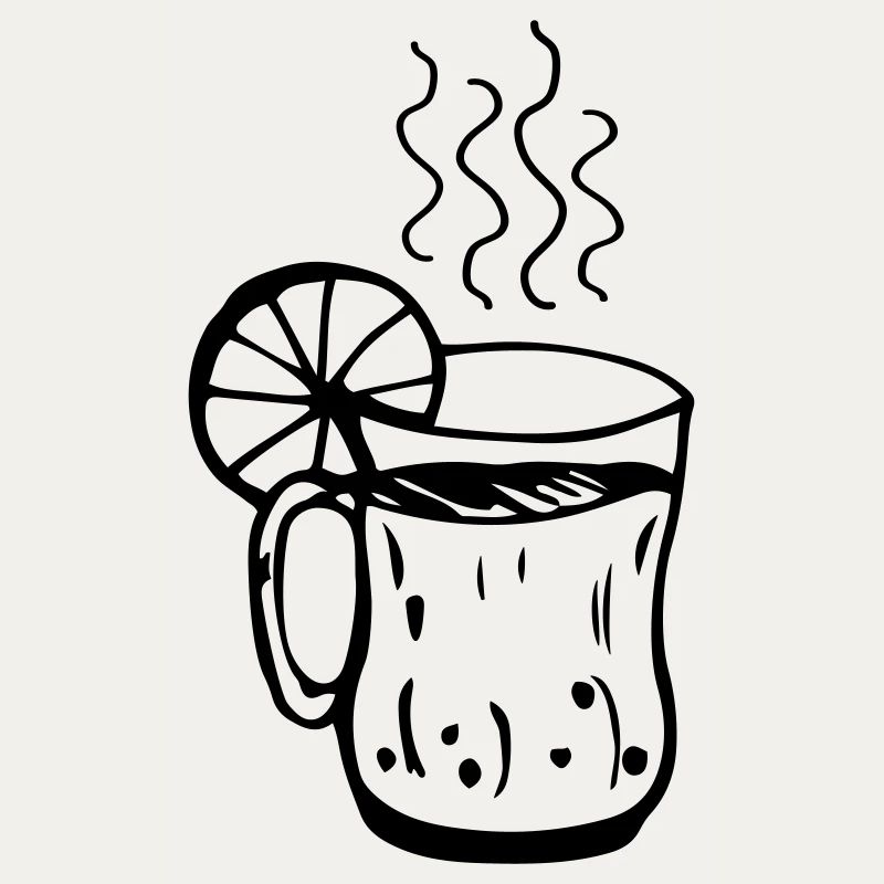 Coupe de vin chaud Noël