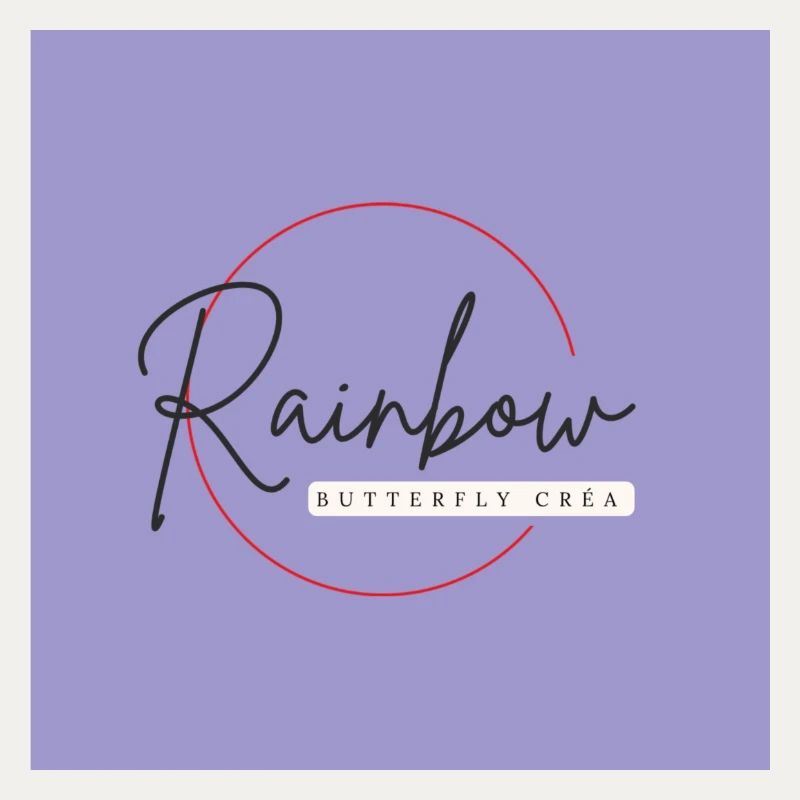 rainbow butterfly créa