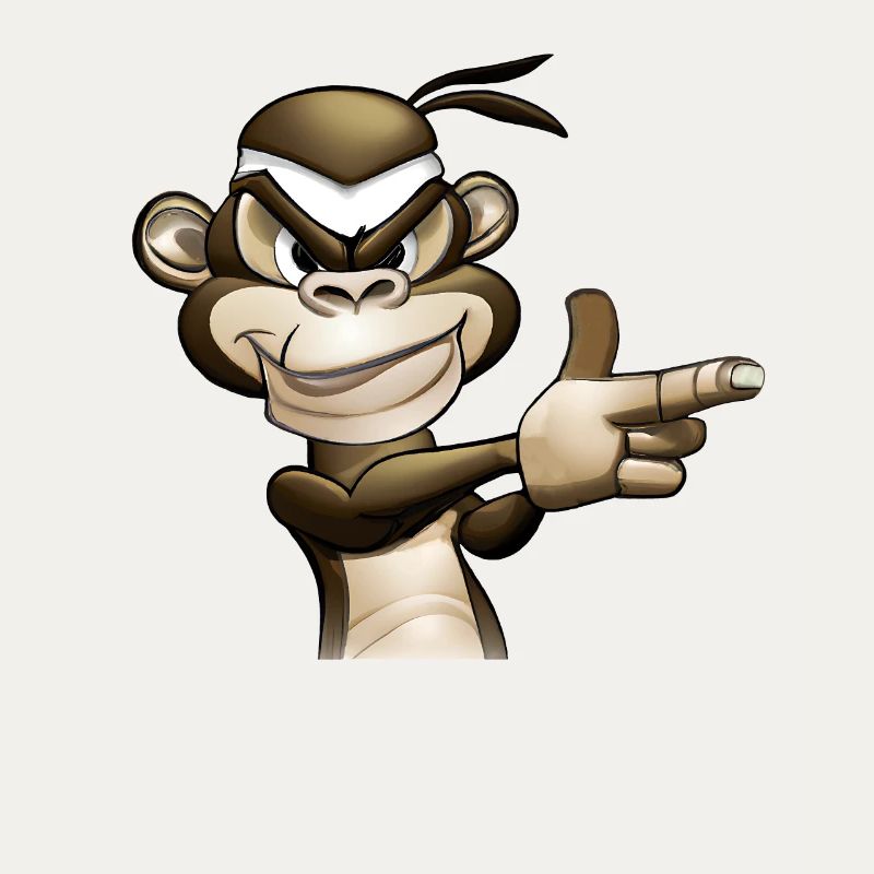Arme de poing Gangster Monkey Graffity